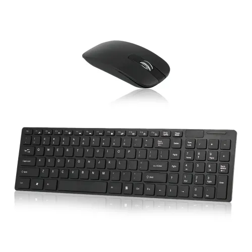 Бездротова клавіатура та миша UKC K06, розкладка QWERTY, на батарейках, 101 клавіша - фото 2