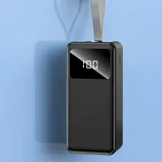 Портативний зарядний пристрій LENYES PX321D з вогнетривким корпусом, 30000 мА/год, USB-A, Type-C, MicroUSB