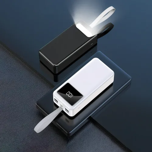 Портативний зарядний пристрій LENYES PX321D з вогнетривким корпусом, 30000 мА/год, USB-A, Type-C, MicroUSB - фото 5