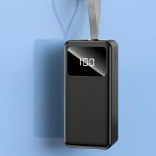 Портативное зарядное устройство LENYES PX421D с огнеупорным корпусом, 40000 мА/ч, USB-A, Type-C, Micro-USB