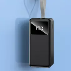 Портативний зарядний пристрій LENYES PX321D з вогнетривким корпусом, 30000 мА/год, USB-A, Type-C, MicroUSB