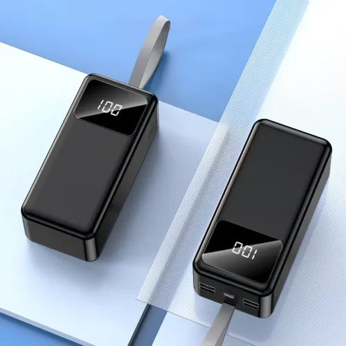 Портативний зарядний пристрій LENYES PX321D з вогнетривким корпусом, 30000 мА/год, USB-A, Type-C, MicroUSB - фото 3