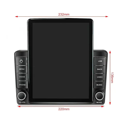 Автомагнітола 9580A, 9.5, 2DIN, GPS, Android 10.1, Wi-Fi, Bluetooth, USB, 16 Гб - фото 5