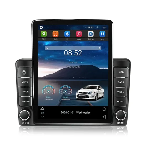 Автомагнітола 9580A, 9.5, 2DIN, GPS, Android 10.1, Wi-Fi, Bluetooth, USB, 16 Гб