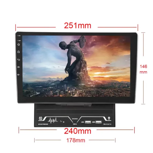 Автомагнітола PI-808, 10.1, 2DIN, GPS, Android 7.1.1, Wi-Fi, Bluetooth, USB, 2 Гб, 4 ядра - фото 8