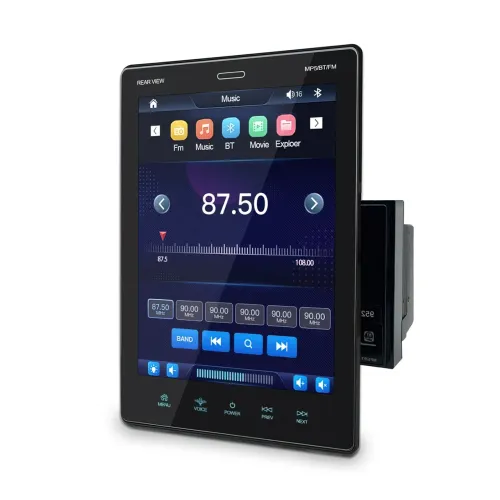 Автомагнитола PI-908, 9.5, 2DIN, GPS, Android 10, Wi-Fi, Bluetooth, USB, 16 Гб