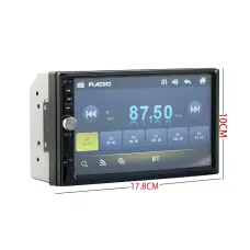 Автомагнитола 7022CRB, 7, 2DIN, Bluetooth, USB, с слотом для карты памяти, TFT экран