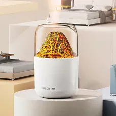 Зволожувач повітря LAMP JSQ-1, нічник, вулкан, 280 мл, 2 Вт, 2 режими роботи