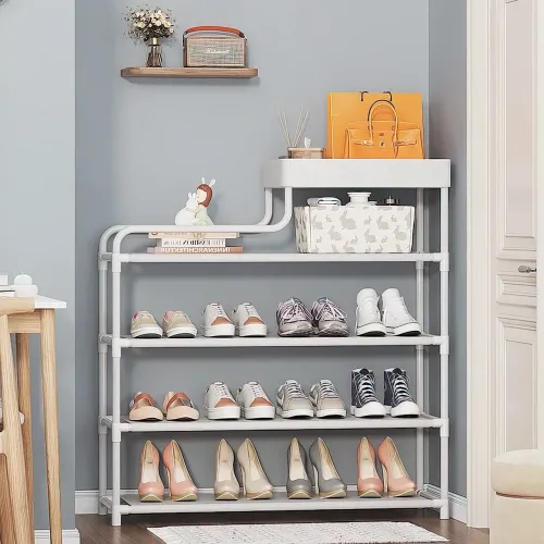 Полиця для взуття CLOTHES RACK 113, 5 ярусів, 18 см між полицями, металева - фото 2