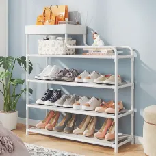 Полка для обуви CLOTHES RACK 113, 5 ярусов, 18 см между полками, металлическая