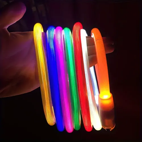 Нашийник для собак O004, світний, LED, з USB заряджанням, від 35 до 70 см, силіконовий, 3 режими 50 - фото 5