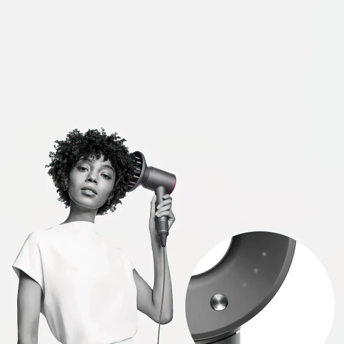 Фен для волос Super Hair Dryer, 1600 Вт, с защитой от перегрева, ионизацией воздуха и магнитными насадками - фото 3