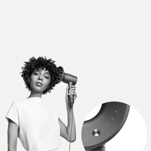 Фен для волосся Super Hair Dryer, 1600 Вт, із захистом від перегрівання, іонізацією повітря й магнітними насадками - фото 4