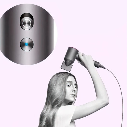 Фен для волос Super Hair Dryer, 1600 Вт, с защитой от перегрева, ионизацией воздуха и магнитными насадками - фото 4