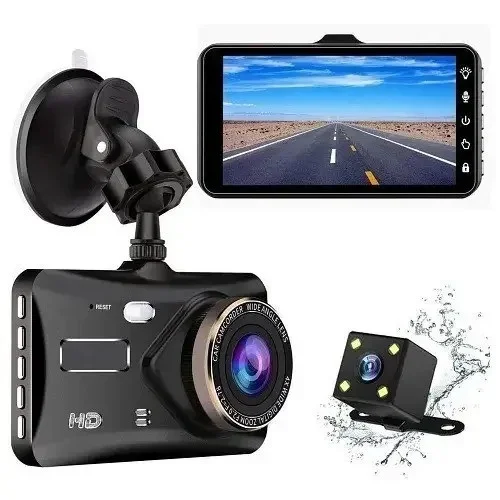 Автомобільний відеореєстратор Full hd на дві камери. BT 100