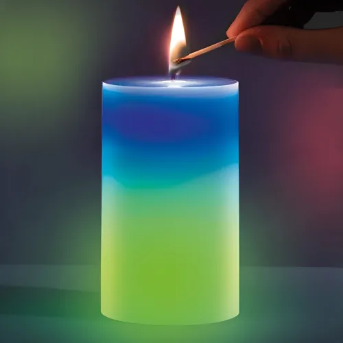 Воскова свічка з підсвіткою до 25 годин роботи Candled Magic 7 color - фото 4