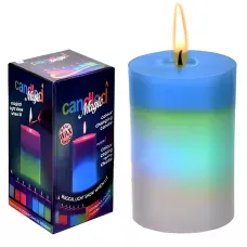 Воскова свічка з підсвіткою до 25 годин роботи Candled Magic 7 color