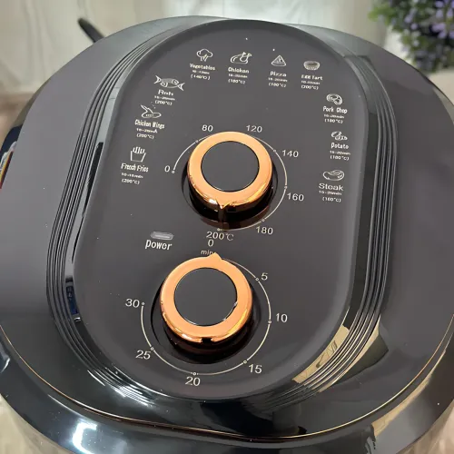 Аерогриль Gold Diamond TK09906, 3400 Вт, з антипригарною чашею 6 л, таймером, 8 програмами, 60°C - 200°C. - фото 5