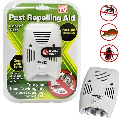 Ультразвуковий відлякувач гризунів і комах Pest Repelling Aid - фото 8