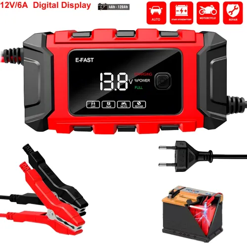 Зарядний пристрій для акумуляторів 12V потужністю 5 Ah Battery Charger TK360
