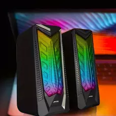 Колонки для комп'ютера та ноутбука JEDEL S524 RGB 2.0, З RGB-підсвіткою, 6 вт