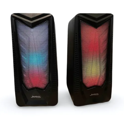Колонки для компьютера и ноутбука JEDEL S524 RGB 2.0, С RGB подсветкой, 6 вт - фото 6