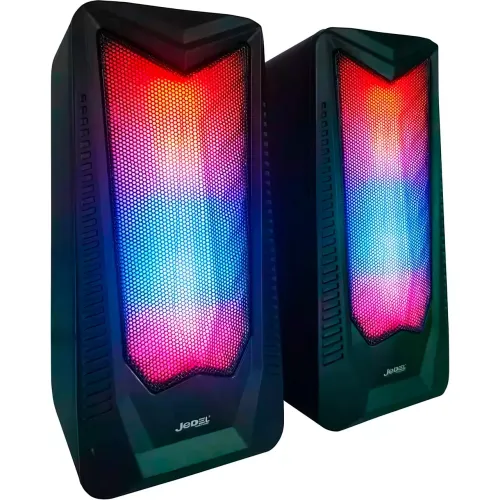 Колонки для компьютера и ноутбука JEDEL S524 RGB 2.0, С RGB подсветкой, 6 вт - фото 2