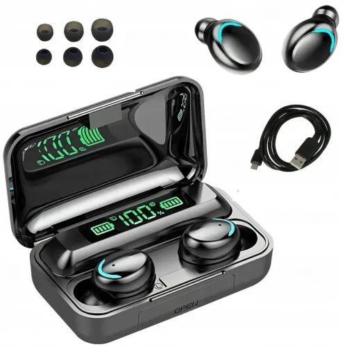 Бездротові навушники Bluetooth F9 TWS WIRELESS, 2000 mAh - фото 4