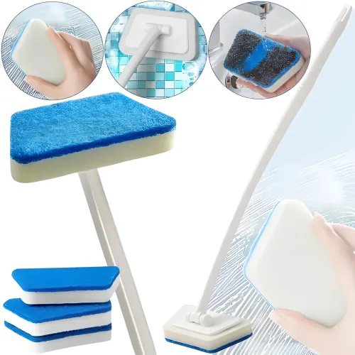 Щітка, швабра для очищення підлоги, з довгою ручкою Glass eraser LY-516 - фото 2