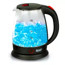 Електричний скляний чайник RAF-7841, 1500w, 2 л