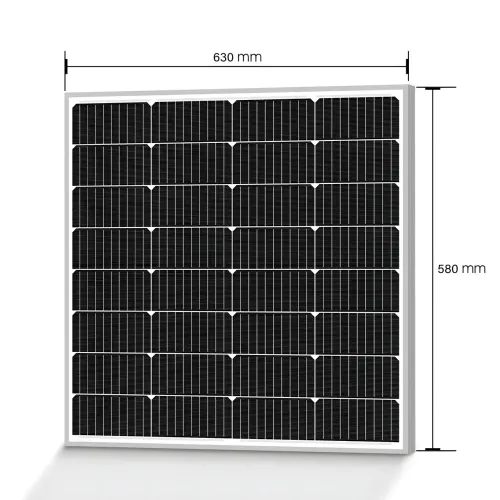 Сонячна панель UKC SA-50, 50W, 18v, 63*58*3 см - фото 5