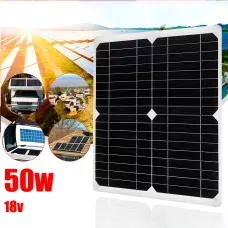 Солнечная панель UKC SA-50, 50W, 18v, 63*58*3 см
