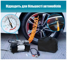 Компрессор автомобильный двухпоршневой Air Compressor 12v 628-4x4