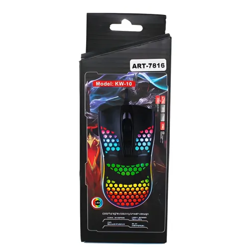 Мишка комп'ютерна ігрова UKC RX M802 RGB LED, 3200 DPI - фото 6