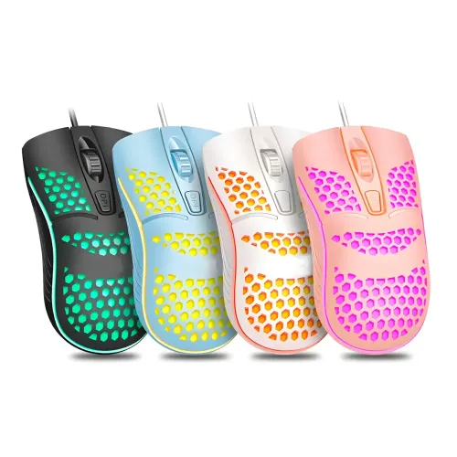 Мышка компьютерная игровая UKC RX M802 RGB LED, 3200 DPI - фото 3