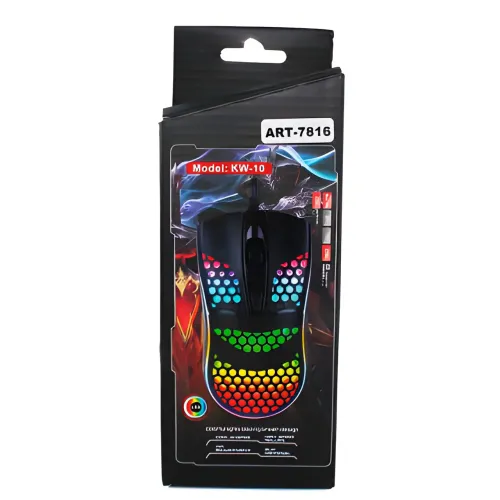Мышка компьютерная игровая UKC RX M802 RGB LED, 3200 DPI - фото 6