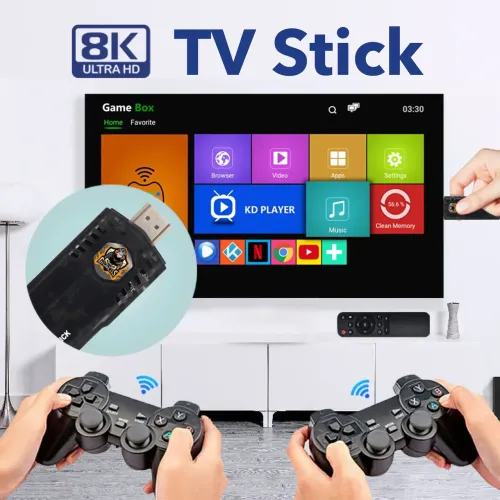 Ігрова приставка GAME BOX X8, 10000+ Іг, 14 акумуляторів, Android - фото 2