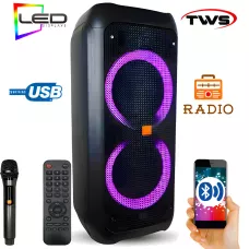 Акустическая система, Колонка с микрофоном ZXX-5506, 30Вт, 25х56х24см