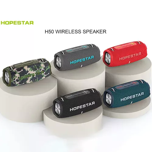 Портативная беспроводная колонка Hopestar H50, 20w, водонепроницаемая Камуфляж - фото 2