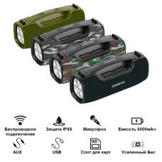 Колонка бездротова Hopestar A6 pro, 55 W, із захистом від води