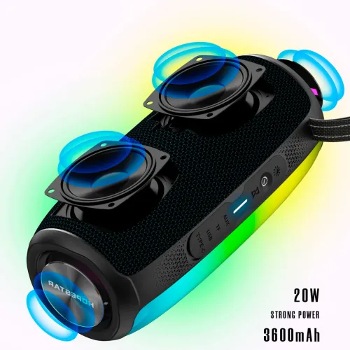 Беспроводная влагозащищенная колонка Hopestar p40 Pro, 20w, 3600 mAh - фото 4