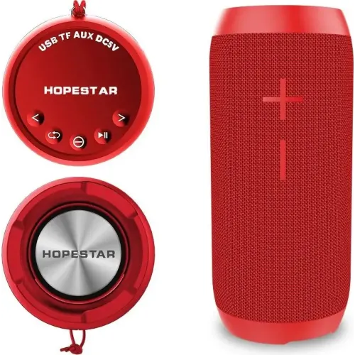 Портативна Bluetooth-колонка Hopestar P7, 10w, 2000 mAh, вологозахищена Червоний