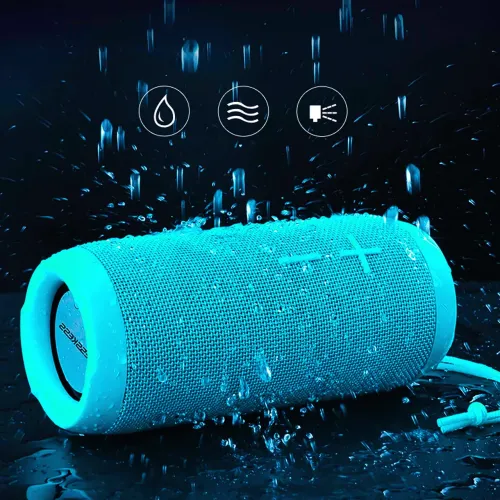 Портативна Bluetooth-колонка Hopestar P7, 10w, 2000 mAh, вологозахищена Блакитний - фото 3