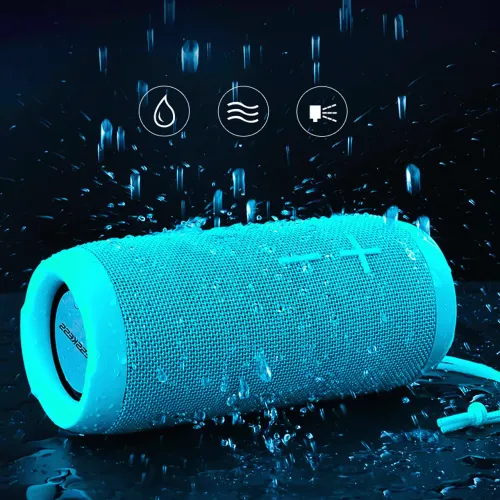 Портативна Bluetooth-колонка Hopestar P7, 10w, 2000 mAh, вологозахищена Блакитний - фото 3