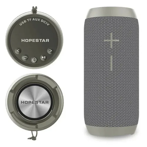 Портативна Bluetooth-колонка Hopestar P7, 10w, 2000 mAh, вологозахищена Сірий