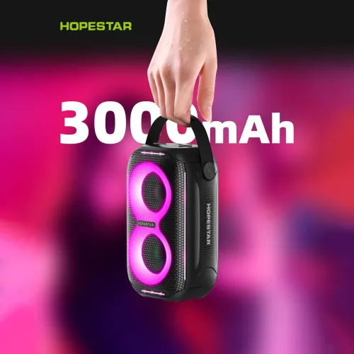 Колонка беспроводная Hopestar party200 mini, 20w, 3000 mAh, Влагозащищенная - фото 5