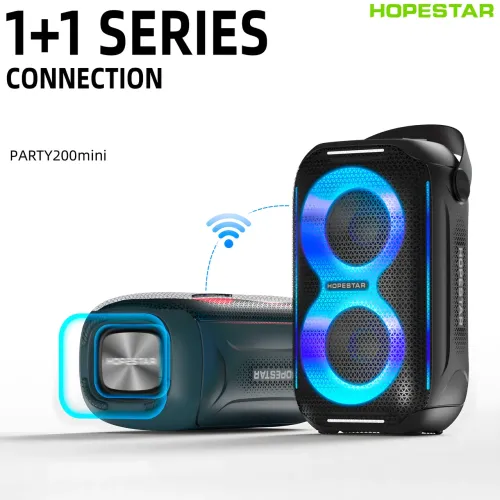 Колонка беспроводная Hopestar party200 mini, 20w, 3000 mAh, Влагозащищенная - фото 6