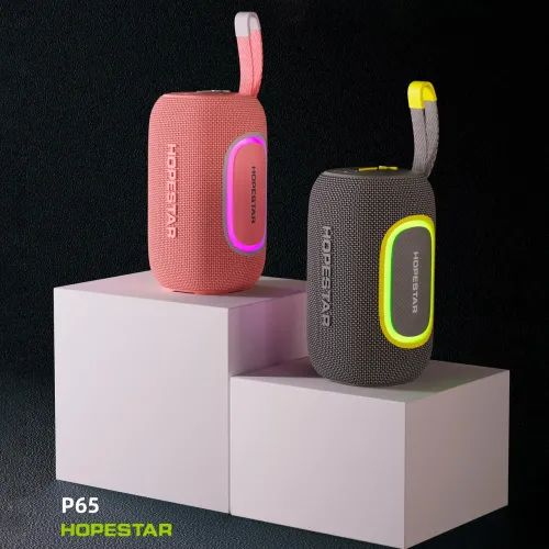 Колонка бездротова маленька Hopestar p65, 20 W, 3000 mAh, вологозахищена Ipx 6 - фото 4