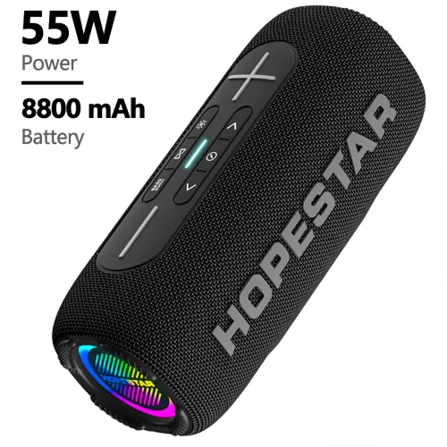 Портативна бездротова колонка Hopestar P32max, 55 W, 8800 mAh, Захист від вологи Ipx 7 - фото 2