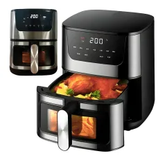 Аэрогриль Rainberg RB-2268, аерофритюрница 4200w, 8L